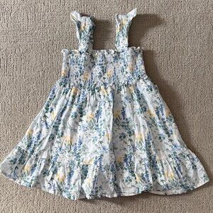 Floral Smocked Dress with Ruffle Straps Janie and Jack